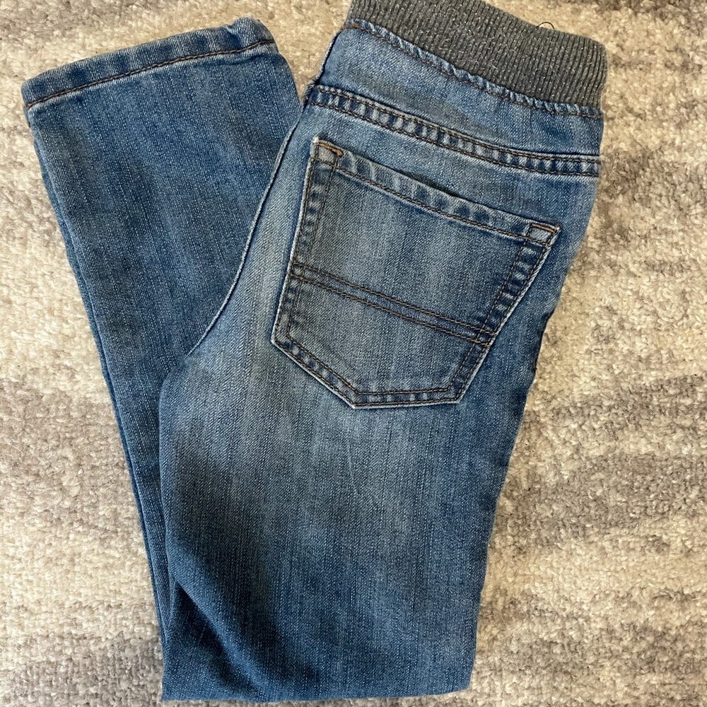 Kids jeans with elastic waistband size‎ 6